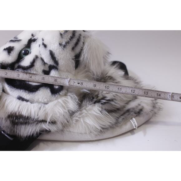 White Tiger Head, Backpack, Plush, School Bag, Children's, ~ 250521-WH 712 - Picture 3 of 4